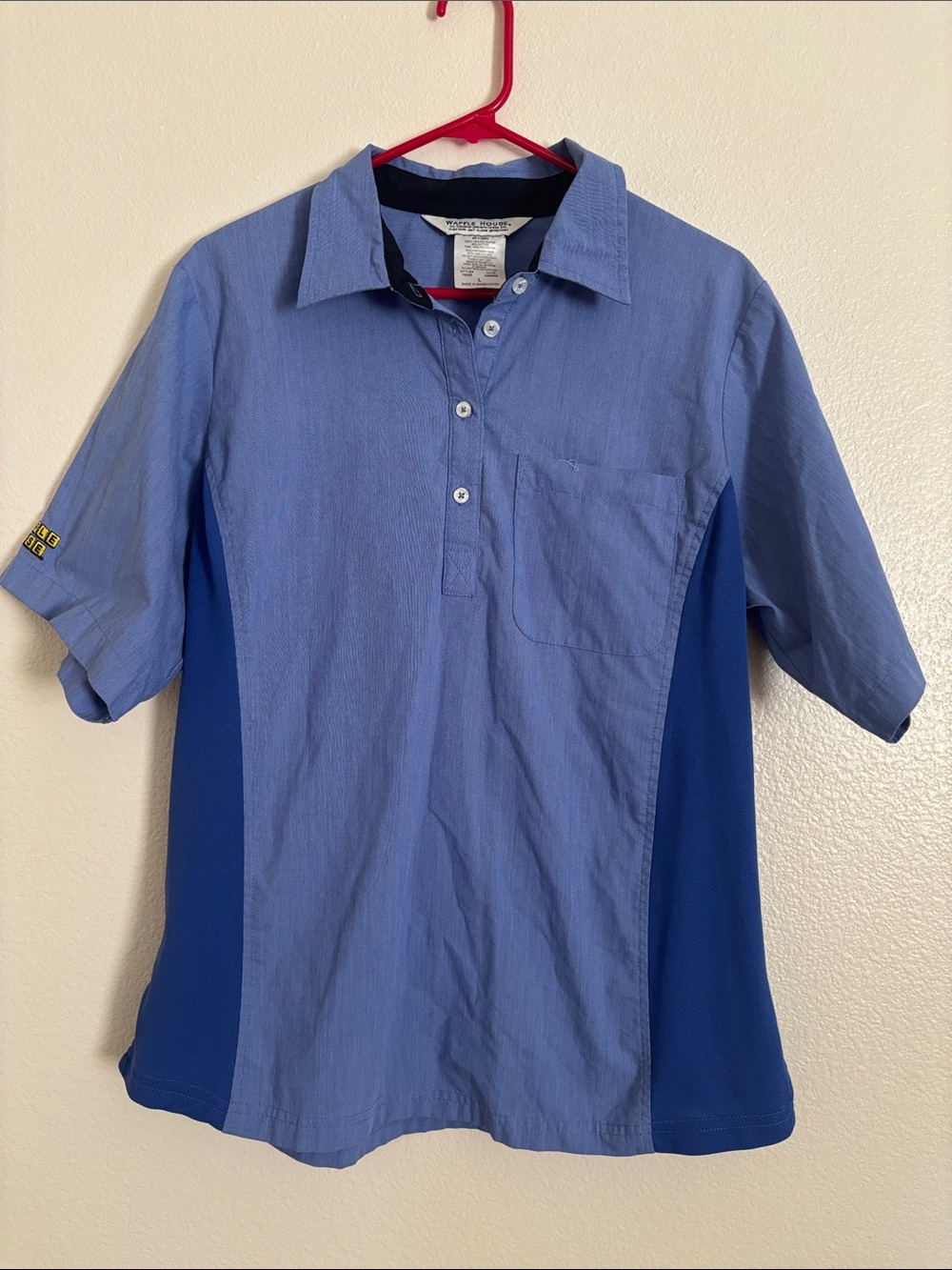 Waffle House Uniform Top Size Large
